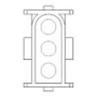 Interruptor de luz de freio Scania P 124 1998 a 2005 3-RHO