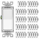 Interruptor de luz de parede CML 3 Way Decorator Paddle Rocker 15A