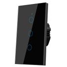Interruptor de luz de toque de parede inteligente Lsliangmei 3 Gang 220V