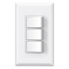 Interruptor de luz ELEGRP Decorator Triple Rocker 15A 120V branco