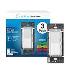 Interruptor de luz inteligente com dimmer Lutron Diva para iluminação Caseta