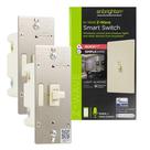 Interruptor de luz inteligente Enbrighten Almond Z-Wave Plus, pacote com 2