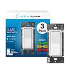 Interruptor de luz inteligente Lutron Claro para Caseta Lighting 5A, pacote com 3