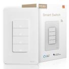 Interruptor de luz inteligente MOES 4 Gang WiFi 2,4 GHz com controle remoto