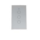 Interruptor De Luz Inteligente Wifi 110V 220V 3 Botões