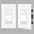 Interruptor de luz mais escuro KRYNTO de 7 níveis sem fio neutro 120V Interruptor de luz mais escuro KRYNTO de 7 níveis sem fio neutro 120V