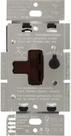 Interruptor de luz mais escuro Lutron Ariadni/Toggler LED+ 150W marrom