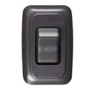 Interruptor de Parede RV Designer S521 Contornado Liga/Desliga Preto CC