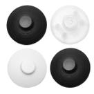 Interruptor de pedal TEHAUX, redondo, com travamento automático, 4 unidades de luz LED