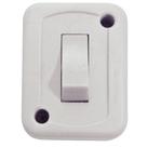 Interruptor de Sobrepor 1 Tecla Simples 10 A 250 V Tramontina Branco embalagem Flow Pack Interruptor de Sobrepor 1 Tecla Simples 10 A 250 V Tramontina Branco embalagem Flow Pack