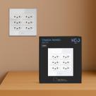 Interruptor de Tomada Sesto com 6 Saidas 4x4 20A 110v/220v Bivolt Branco Cod: 291990842 Avant Neo