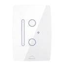 Interruptor Dimmer Wifi Inteligente Slide Touch 2 Botões 4x2 Branco