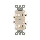 Interruptor Duplex 1P Cooper Wiring 15A 120/277V Light Ammond
