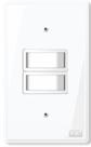 Interruptor Duplo - 1 tecla simples + 1 tecla Paralela 10A com placa Branco - FC Interruptor Duplo - 1 tecla simples + 1 tecla Paralela 10A com placa Branco - FC