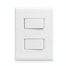 Interruptor Duplo 2 Teclas Simples 10A 250V Tramontina Interruptor Duplo 2 Teclas Simples 10A 250V Tramontina