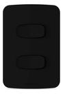 interruptor duplo preto