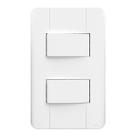 Interruptor Duplo Romazi Jangada Simples 10A 4x2"