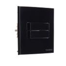 Interruptor Duplo Simples P/ Moveis 70x70 Preto Sleek Interruptor Duplo Simples P/ Moveis 70x70 Preto Sleek