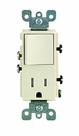 Interruptor e receptáculo resistente a violações Leviton T5625-A
