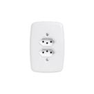 Interruptor e Tomada Pluzie linha Ideale 10A 20A 4x2 Interruptor e Tomada Pluzie linha Ideale 10A 20A 4x2