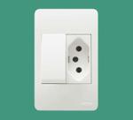 Interruptor E Tomada Sistema Externo 1st 2p+t 20a Fame