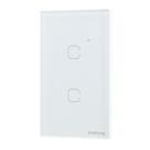 Interruptor eiw 1002 br touch smart wifi 2 teclas branco