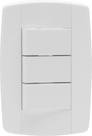 Interruptor Elétrico 3 Teclas Completo Branco 10A Linha Lev - Ilumi