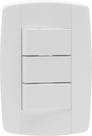 Interruptor Elétrico 3 Teclas Completo Branco 10A Linha Lev - Ilumi