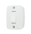 Interruptor Elétrico Sobrepor 1 Tecla Branca 6A - Ilumi, Opção: Simples