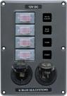 Interruptor eletrônico Blue Sea Systems 4321 12V Painel resistente à água