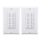 Interruptor eletrônico BN-LINK Countdown Timer 5-60min, pacote com 2 Interruptor eletrônico BN-LINK Countdown Timer 5-60min, pacote com 2