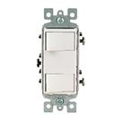 Interruptor eletrônico DECORA Double Combination 15A 120V Branco Interruptor eletrônico DECORA Double Combination 15A 120V Branco