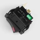 Interruptor eletrônico Jandorf 61126 Red Iluminated Rocker