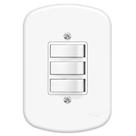 Interruptor Embutir 3 Paralelas com Placa Série Blanc - 0657 - FAME