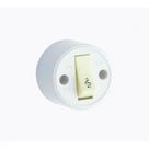 Interruptor Externo Fame Redondo Cinza 1 Campainha Interruptor Externo Fame Redondo Cinza 1 Campainha