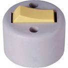 Interruptor Externo Ilumi Redondo Cinza 1 Simples 1755Pct - Kit C/10 Interruptor Externo Ilumi Redondo Cinza 1 Simples 1755Pct - Kit C/10