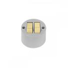 Interruptor Externo Ilumi Redondo Com 2 Teclas 1656 ./ Kit Com 10 Peças