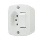 Interruptor Externo Ilumi Retangular + Tomada 2P+T. 10A. 16544 . / Kit C/ 10 Peças Interruptor Externo Ilumi Retangular + Tomada 2P+T. 10A. 16544 . / Kit C/ 10 Peças
