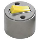 Interruptor Externo Simples Cinza 1080 - Perlex