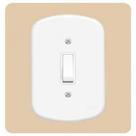 Interruptor Fame 1 Tecla Simples Placa Blanc Fame Interruptor Fame 1 Tecla Simples Placa Blanc Fame