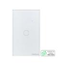 Interruptor Intelbras Touch Inteligente 1 Tecla EIW 1001 Intelbras Branco Interruptor Intelbras Touch Inteligente 1 Tecla EIW 1001 Intelbras Branco