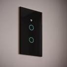 Interruptor Inteligente 1 2 3 Botão Wifi Smart Automação Touch Branco ou Preto App Controle Alexa Google Home