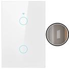 Interruptor Inteligente 2 Botoes Neo Wifi Alexa Google Branco Avant