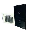Interruptor Inteligente 2 Botoes Preto 4x2 Zigbee Ekaza