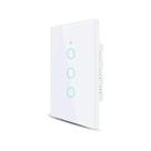 interruptor inteligente 3 Botão wifi controle de voz androdi Comando voz smarthome casa integrada