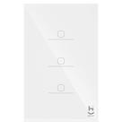 Interruptor Inteligente 3 Teclas Conexão Zigbee Compatível com Assistente de voz, IOS e Android Branco - Geonav