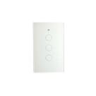 Interruptor inteligente com 3 botoes touch branco hbtech