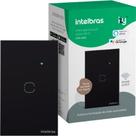 Interruptor Inteligente Intelbras Wifi Touch Preto 1 Tecla Ews 1001