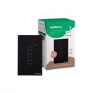 Interruptor Inteligente Intelbras Wifi Touch Preto 3 Teclas Ews 1003
