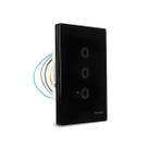 Interruptor inteligente margirius smart link touch 3 tecla preto bivolt